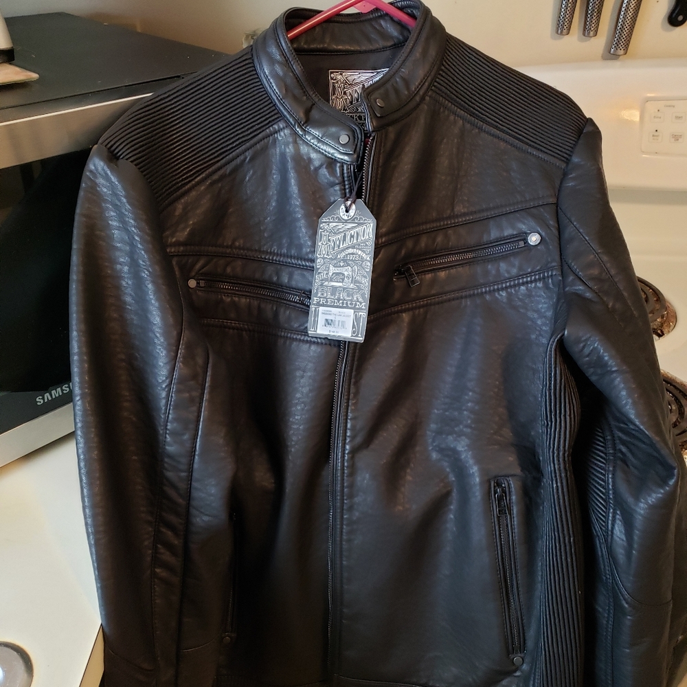 L Affliction leather jacket